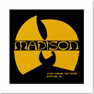 James Madison High School Brooklyn New York logo Posters and Art